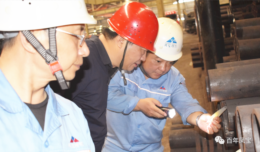 李静敏总经理对万象城（中国）管业159厂例行安全综合检查